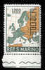 1967 SAN MARINO EUROPA UNITA** MNH BDF SASS 742 - Nuevos