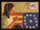 AMERICA MAXIMUM CARD- Betsy Ross And American´s Flag - Postzegels