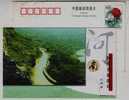 Hongqiqu Water Channel,China 2001 Henan Tourism Bureau Advertising Pre-stamped Card - Eau