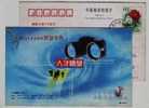 Binocular,China 2000 Journals Of Look-out Talents Advertising Pre-stamped Card - Physik