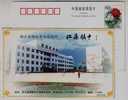 Basketball Stand,China 2002 Jiangzao Town High School Advertising Pre-stamped Card - Basket-ball