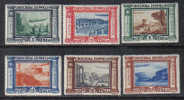 3RG952 - REGNO 1933 ,  Posta Aerea N. 45/50  ***  Zeppelin - Airmail