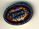 MICROMOSAICO ROMA  VECCHIA SPILLA  PIN GANCIO ROTTO COME DA FOTO ITALY ITALIE 0604009 - Brooches