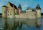 Carte Postale 45.  Sully-sur-Loire Le Chateau Et Les Douves Trés Beau Plan - Sully Sur Loire
