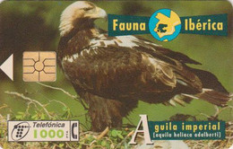 TC Espagne Fauna Ibérica Série Animaux - Oiseau Rapace Aigle Impérial -  Raptor Bird Animal Spain Phonecard - Greifvogel - Emisiones Básicas