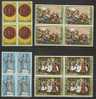 GREECE 1971 The Church And The Revolution  BLOCK 4 MNH - Unused Stamps