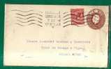 UK - VF UPRATED 1923 ENTIRE COVER From LLANELLY - CARMARTHENSHIRE To BUENOS AIRES - Luftpost & Aerogramme