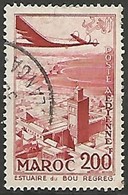 MAROC POSTE AERIENNE N° 101 OBLITERE - Luftpost