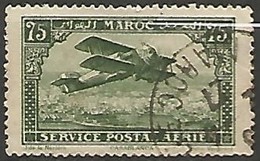 MAROC POSTE AERIENNE N° 5 OBLITERE Type II - Aéreo