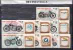 NICARAGUA, MOTOS, 1985, 1368/70 - A093/96 - Motorbikes