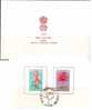 Indien,VIP Folder,Complete Set Of 2,Roses Flowers,Gulab,Scarced - Rosen