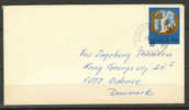 Sweden Petite Deluxe Linköping 1970 Cancel Cover To Denmark - Storia Postale