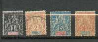 GUAD 166 - YT 23-28-32-36 Obli - Used Stamps