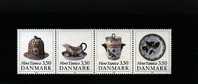 DENMARK/DANMARK - 1990  PORCELAIN  STRIP  MINT NH - Unused Stamps