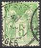 FRANCE 106 (o) Type Sage II (U Sous B) #2 - 1898-1900 Sage (Type III)