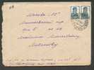 1938 PUBLICITY SLOGAN , 1939 CENSUS OF POPULATION, RUSSIA USSR  COVER LENINGRAD PETROGRADSKI ,  MOSCOW SOKOLNICHESKI - Storia Postale