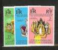 Nlles HEBRIDES - POSTE 444 à 446** - REINE ELIZABETH II - Nuovi