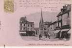 CPA  (50)  CARENTAN        Place De La Republique Et Rue De L Eglise - Carentan