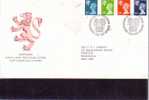 GRANDE BRETAGNE Y & T N° 1346-1349-1352-1355 ( O ) 1988 FDC Scotland - 1981-1990 Decimal Issues