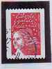 ROULETTE MARIANNE DU 14 JUILLET SANS VALEUR ROUGE OBLITEREE N° 194 GAUCHE - Coil Stamps