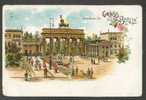 GERMANY , Gruss Aus Berlin, STREET VIEW BRANDENBURGER THOR - Brandenburger Tor