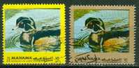 Manama 1972,  Canard Branchu Oiseau - Bird Wood Duck - Canards