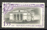 Romania 1959 Mi. City Of Bucarest 500 Years Opera- And Ballet-Theatre - Used Stamps