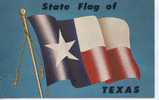 (EUA98) TEXAS . LONE STAR STATE FLAG . DRAPEAU - Autres & Non Classés