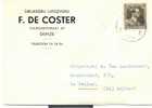 DEINZE Briefkaart Drukkerij F.DE COSTER 1956 - Deinze