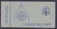 VATICANO- 1985 LIBRETTO I VIAGGI DEL PAPA NEL MONDO 1981/82 MNH ** - Unused Stamps
