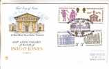 GREAT BRITAIN FDC 1973 - INIGO JONES - 1971-1980 Decimale  Uitgaven