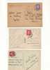 Lot De MARIANNE DULAC YT 689 - 691 SUR LETTRE (CHERBOURG / PARIS) - 1944-45 Marianne Van Dulac