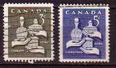 F0429 - CANADA Yv N°367/68 NOEL CHRISTMAS - Used Stamps