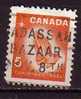 F0436 - CANADA Yv N°376 NOEL CHRISTMAS - Used Stamps