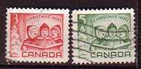 F0457 - CANADA Yv N°397/98 NOEL CHRISTMAS - Oblitérés