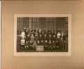 PIRONCHAMPS : PHOTO ECOLE DES GARCONS EN 1919 - RARE SUPERBE DOCUMENT SUR CARTON D'ORIGINE - Farciennes