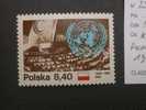 POLOGNE  *  *  De  1980   "  35  Ans De L' O.N.U    "   1  Val - Nuevos