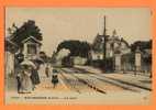 91 - RIS ORANGIS - Arrivée Du Train En Gare - Locomotive à Vapeur - Ris Orangis
