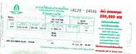 TICKET DE TRANSPORT - TRAIN - STATE RAILWAY OF THAILAND - HAT YAIJN.- CHUMPHON - Monde