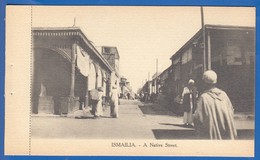 Egypt; Ismailia; A Native Street - Ismailia