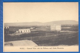 Egypt; Suez; General View With The Rafinery And Ataka Mountains - Suez