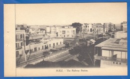 Egypt; Suez; The Railway Station - Suez