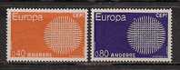 ANDORRA (FR) EUROPA CEPT 1970 SET MNH - 1970