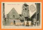 91 - MORSANG Sur ORGE - Eglise - Pompe à Incendie - Publicité Absinthe - Carte 1900 - Morsang Sur Orge