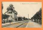 91 - MENNECY - La Gare De Chemin De Fer - Les Quais - Mennecy