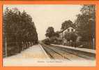 91 - MENNECY - La Gare De Chemin De Fer - Arrivée Du Train à Vapeur - Mennecy