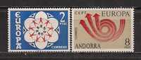 ANDORRA (SP) EUROPA CEPT 1973 SET MNH - 1973