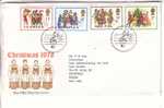 GREAT BRITAIN FDC 1978 - Christmas - 1971-1980 Decimal Issues