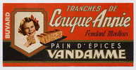 Buvard Pain D´épices VANDAMME Couque Annie - Gingerbread