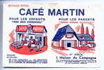 Buvard Café MARTIN Jeux Instructif école De Filles - Café & Té